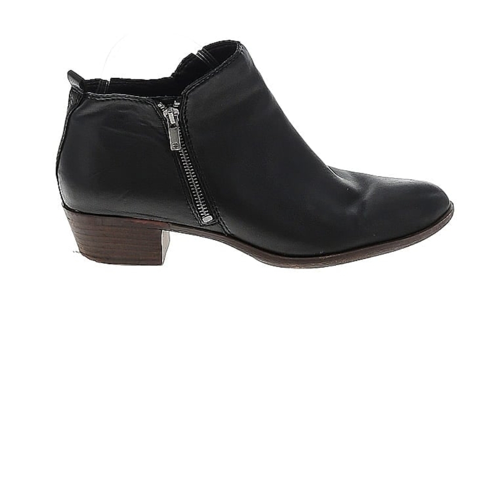 Lucky Brand Black Leather Ankle Boots